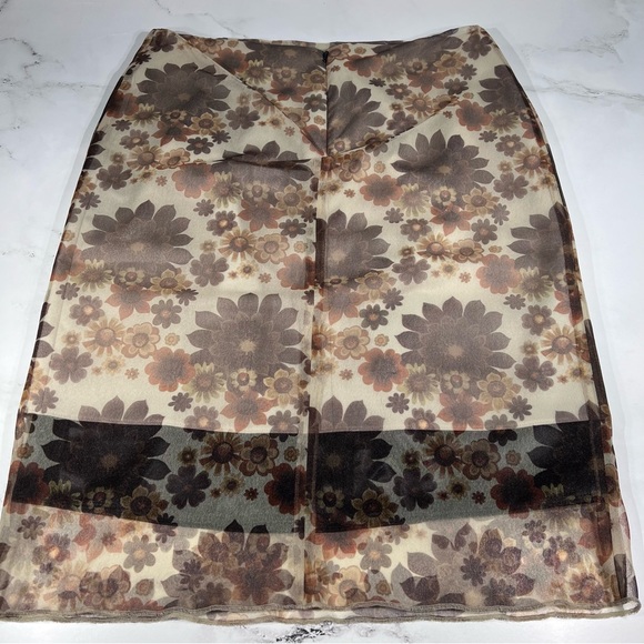 KWAIDAN Editions Layered Floral Retro Print Skirt - Picture 8 of 15